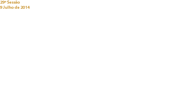 29ª Sessão
9 Julho de 2014 Campo de Ourique, Lisboa O Cacau Clube de Portugal organizou um roteiro pelo bairro de Campo de Ourique para conhecer todos os hot spots do chocolate do bairro e o seu Mercado. Foi um delicioso passeio que incluiu visitas a pastelarias, lojas de venda de chocolates e cookies, pela mão do nosso guia, Carlos Brás Lopes, criador, do “Melhor bolo de Chocolate do Mundo”, em cuja loja terminou o Roteiro. Links:
“O Melhor Bolo de Chocolate do Mundo”: Pastelaria Lomar: Aromas e Especiarias: Karl’s Cookies: Arcádia: Mercado de Campo de Ourique: Pastelaria Central de Campo de Ourique: 